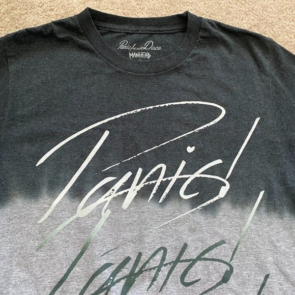 Panic! At The Disco Manhead S Graphic Band Ombre T-Shirt - Picture 3 of 12